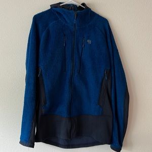 Blue fleece